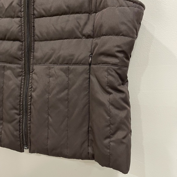 Kenneth Cole Quilted Down Puffer Vest Chocolate M - Picture 4 of 7